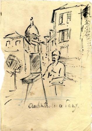 Studio per Autoritratto a Parigi